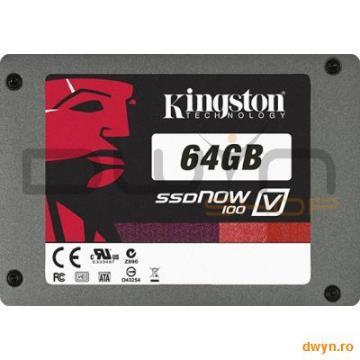 Kingston 64GB SSDNow V100 SATA 2 2.5 - Pret | Preturi Kingston 64GB SSDNow V100 SATA 2 2.5