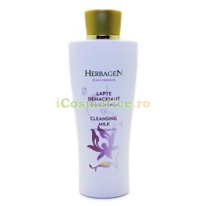 Lapte demachiant cu ulei de argan 200 ml Herbagen - Pret | Preturi Lapte demachiant cu ulei de argan 200 ml Herbagen