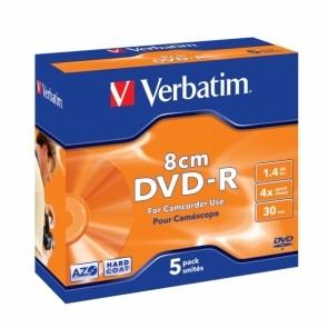 Mini DVD Verbatim miniDVD-R 43510 8cm 4X 1.4GB 5/pachet, QDVD-RVB8CM5 - Pret | Preturi Mini DVD Verbatim miniDVD-R 43510 8cm 4X 1.4GB 5/pachet, QDVD-RVB8CM5