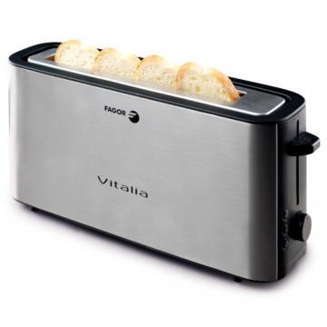 Prajitoare de Paine - FAGOR TT-401 Toaster 1 fanta 4 felii paine 950W Inox - Pret | Preturi Prajitoare de Paine - FAGOR TT-401 Toaster 1 fanta 4 felii paine 950W Inox