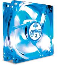 Ventilator Antec TriCool 80mm Blue LED - Pret | Preturi Ventilator Antec TriCool 80mm Blue LED