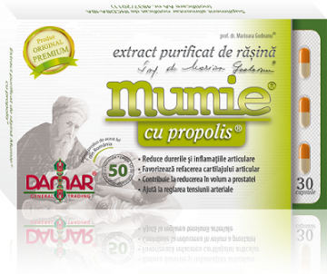 Extract Purificat de Rasina Mumie cu Propolis 0.2gr *30cps - Pret | Preturi Extract Purificat de Rasina Mumie cu Propolis 0.2gr *30cps