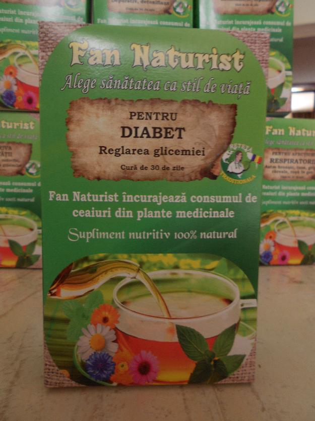 Ceai Medicinal pentu Diabet Fan Naturist - Pret | Preturi Ceai Medicinal pentu Diabet Fan Naturist