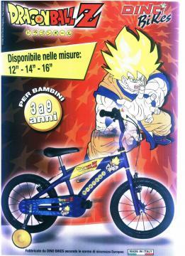 Dino Bikes - BICICLETA 165XL -  DRAGONBALL Z - Pret | Preturi Dino Bikes - BICICLETA 165XL -  DRAGONBALL Z