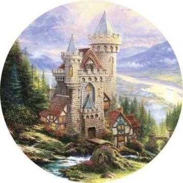 Puzzle Schmidt 1000 Thomas Kinkade : Guardian Castle - Pret | Preturi Puzzle Schmidt 1000 Thomas Kinkade : Guardian Castle