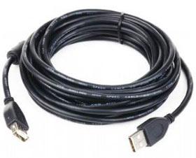 Cablu prelungitor USB 2.0 A - A, ferita, 3M, CCF-USB2-AMAF-10 - Pret | Preturi Cablu prelungitor USB 2.0 A - A, ferita, 3M, CCF-USB2-AMAF-10