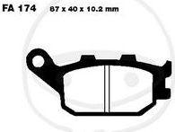 FA174 - placute de frana organice EBC - spate - Pret | Preturi FA174 - placute de frana organice EBC - spate