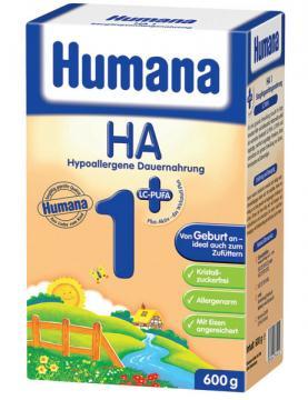 HUMANA HA 1 cu LC-PUFA X 600 gr - Pret | Preturi HUMANA HA 1 cu LC-PUFA X 600 gr