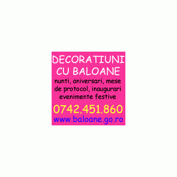 Decoratiuni cu baloane - Pret | Preturi Decoratiuni cu baloane