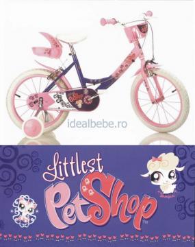 Dino Bikes - BICICLETA 144 R - LITTLEST PETSHOP - Pret | Preturi Dino Bikes - BICICLETA 144 R - LITTLEST PETSHOP