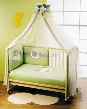 Feretti - Baldachin Rabbit green + suport - Pret | Preturi Feretti - Baldachin Rabbit green + suport