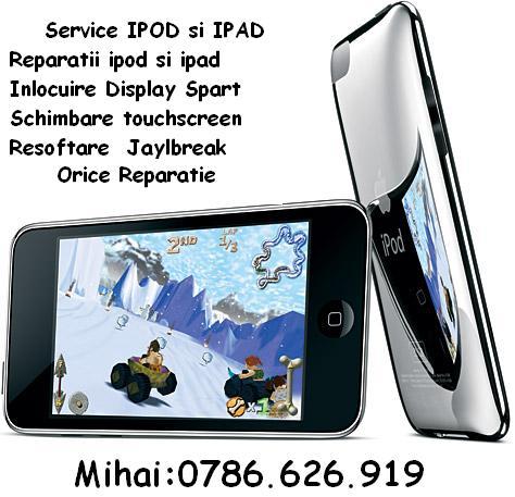 Reparatii iPad 3G 2 Touch iPod 4 Reparatii Display IpHONE 4g mihai 0756319596 - Pret | Preturi Reparatii iPad 3G 2 Touch iPod 4 Reparatii Display IpHONE 4g mihai 0756319596