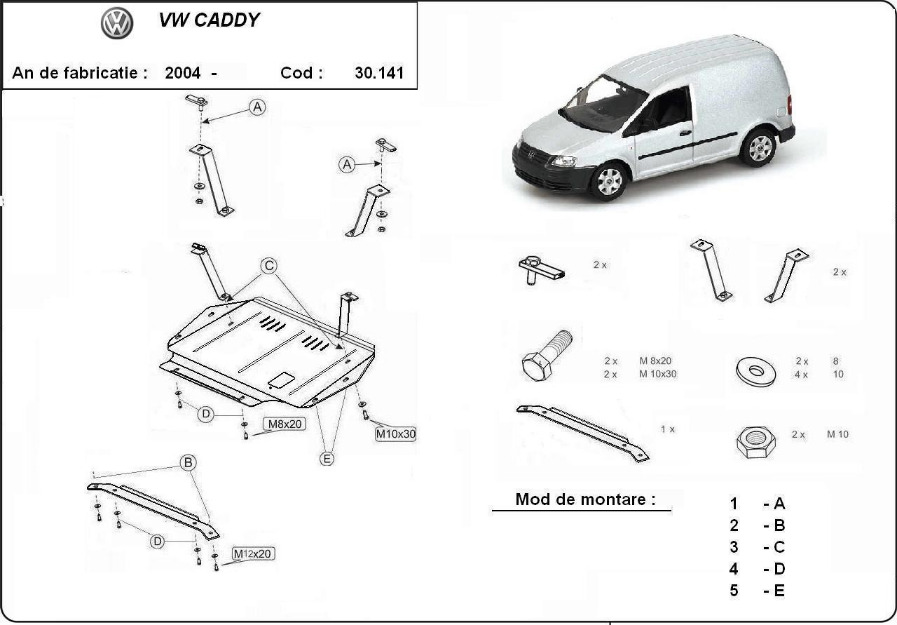 Scut motor Vw Caddy - Pret | Preturi Scut motor Vw Caddy