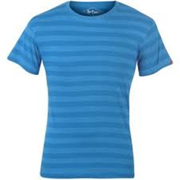 Tricou Lee Cooper albastru cu dungi - Pret | Preturi Tricou Lee Cooper albastru cu dungi