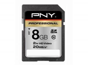 CARD SDHC 8GB PNY PROFESSIONAL CLASS 10 - write: Up to 20 MB/s, read: Up to 20 MB/s, P-SDHC8G10-EF - Pret | Preturi CARD SDHC 8GB PNY PROFESSIONAL CLASS 10 - write: Up to 20 MB/s, read: Up to 20 MB/s, P-SDHC8G10-EF