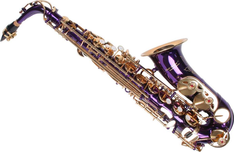 Vand saxofon alto(Mi-bemol) KARL GLASER culoare violet(mov) cu clape galbene+cufar+ - Pret | Preturi Vand saxofon alto(Mi-bemol) KARL GLASER culoare violet(mov) cu clape galbene+cufar+