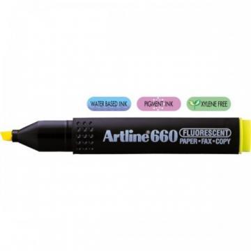 Textmarker fluorescent 1.0-4.0mm, ARTLINE 660 - galben - Pret | Preturi Textmarker fluorescent 1.0-4.0mm, ARTLINE 660 - galben