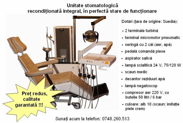 Ieftin si de calitate - Vand UNITATE STOMATOLOGICA reconditionata integral - Pret | Preturi Ieftin si de calitate - Vand UNITATE STOMATOLOGICA reconditionata integral