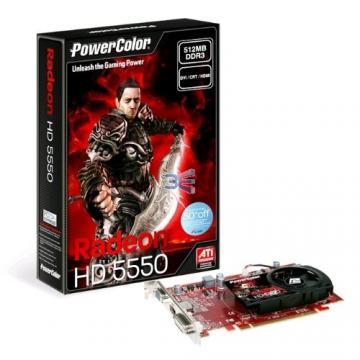 Powercolor ATI Radeon HD 5550, PCI-E, 512MB DDR3, 128biti - Pret | Preturi Powercolor ATI Radeon HD 5550, PCI-E, 512MB DDR3, 128biti