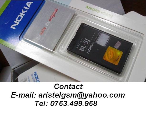 Acumulator Baterie Nokia 5230 5800 C3 X6 BL-5J Originala Sigilata - Pret | Preturi Acumulator Baterie Nokia 5230 5800 C3 X6 BL-5J Originala Sigilata