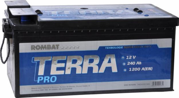 Baterie/ acumulator ROMBAT Terra Pro 154 Ah, 200 Ah, 240 Ah de la numai 558 Ron - Pret | Preturi Baterie/ acumulator ROMBAT Terra Pro 154 Ah, 200 Ah, 240 Ah de la numai 558 Ron