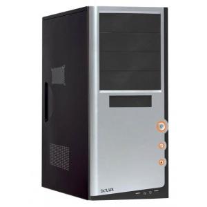 Carcasa Delux Middletower ATX 450W alimentare SATA, 4 bay, silver&amp;black, USB, CD cover, Intel TAC air, MF436 - Pret | Preturi Carcasa Delux Middletower ATX 450W alimentare SATA, 4 bay, silver&amp;black, USB, CD cover, Intel TAC air, MF436