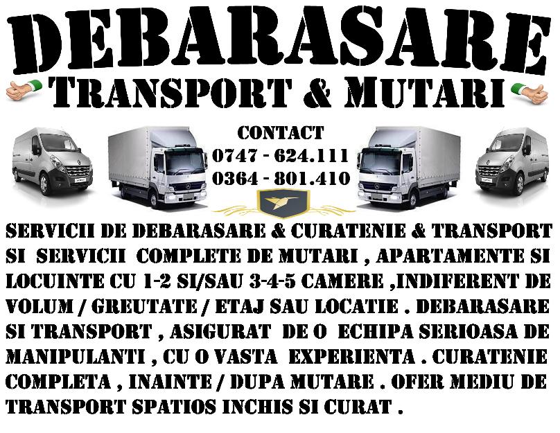 debarasare - transport - mutari cluj - Pret | Preturi debarasare - transport - mutari cluj