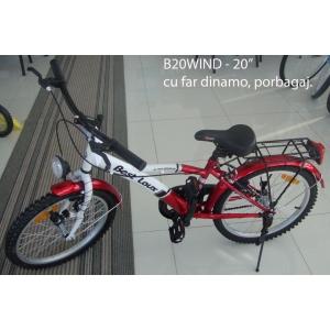 Bicicleta cu Far Stop Dinam si Portbagaj Best Laux B20WIND - Pret | Preturi Bicicleta cu Far Stop Dinam si Portbagaj Best Laux B20WIND