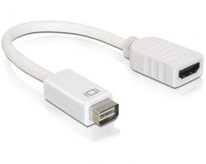 Cablu adaptor DVI mini Mac T la HDMI M, Delock 65087 - Pret | Preturi Cablu adaptor DVI mini Mac T la HDMI M, Delock 65087