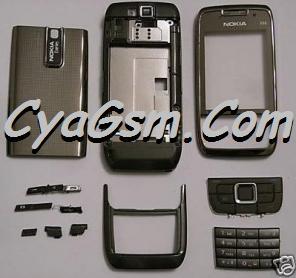 Carcasa nokia e66 originala white, silver, gri, alba, completa - Pret | Preturi Carcasa nokia e66 originala white, silver, gri, alba, completa