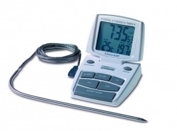 Termometru digital pentru gatit cu sonda alarma si timer - Pret | Preturi Termometru digital pentru gatit cu sonda alarma si timer