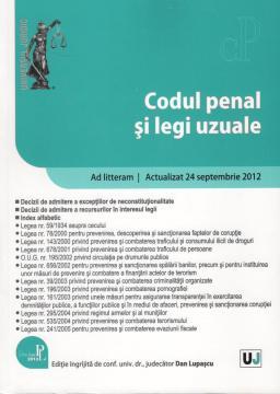 Codul penal si legi uzuale - Pret | Preturi Codul penal si legi uzuale