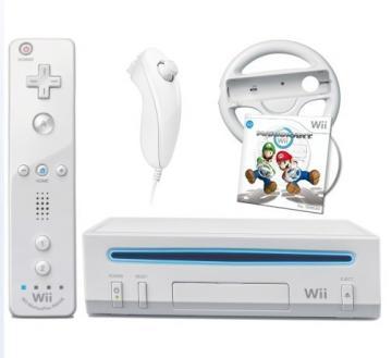 CONSOLA WII NINTENDO + JOC MARIO KART + VOLAN, NIN-WI-MKKBKWRG - Pret | Preturi CONSOLA WII NINTENDO + JOC MARIO KART + VOLAN, NIN-WI-MKKBKWRG