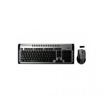 Kit wireless KeyOffice MK75497G, silver/black - Pret | Preturi Kit wireless KeyOffice MK75497G, silver/black