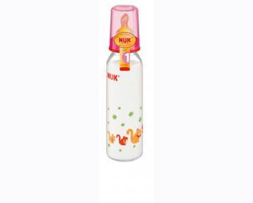 Biberon din sticla 250ml cu tetina latex lapte, marimea 1 (0-6 luni) - Pret | Preturi Biberon din sticla 250ml cu tetina latex lapte, marimea 1 (0-6 luni)