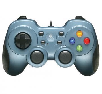 Gamepad F510 for PC, 10 Programmable Buttons, Dual Vibration Feedback Motors, Floating D-pad, Rubber grips, Sports mode, USB, 940-000107 - Pret | Preturi Gamepad F510 for PC, 10 Programmable Buttons, Dual Vibration Feedback Motors, Floating D-pad, Rubber grips, Sports mode, USB, 940-000107