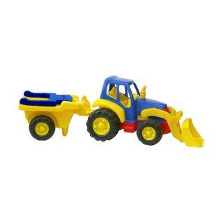 Tractor excavator cu remorca roaba - Pret | Preturi Tractor excavator cu remorca roaba