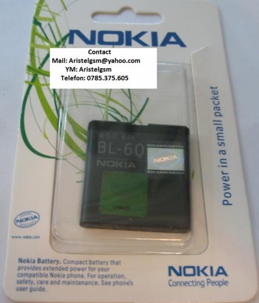 BATERIE NOKIA 6700 Classic ORIGINALA SIGILATA BL-6Q - Pret | Preturi BATERIE NOKIA 6700 Classic ORIGINALA SIGILATA BL-6Q