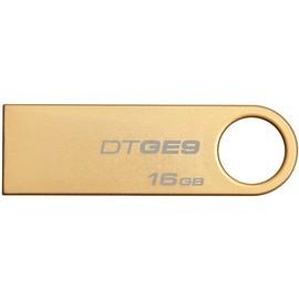 Kingston Flash 16GB USB 2.0 DataTraveler GE9 Gold Metal - Pret | Preturi Kingston Flash 16GB USB 2.0 DataTraveler GE9 Gold Metal