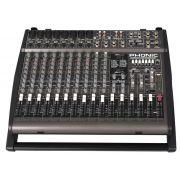 Mixer Phonic Powerpod K12 Plus + 2 boxe Power Audio ABS 500W RMS 4 Ohm 15