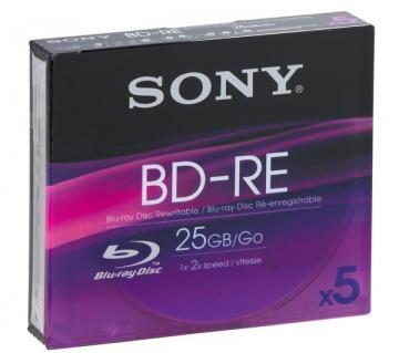 Blu-ray disc RW Sony 25GB, slim case, BNE25SL - Pret | Preturi Blu-ray disc RW Sony 25GB, slim case, BNE25SL