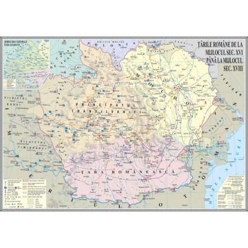 Harta Tarile Romane in secolele XVI - XVIII - Pret | Preturi Harta Tarile Romane in secolele XVI - XVIII