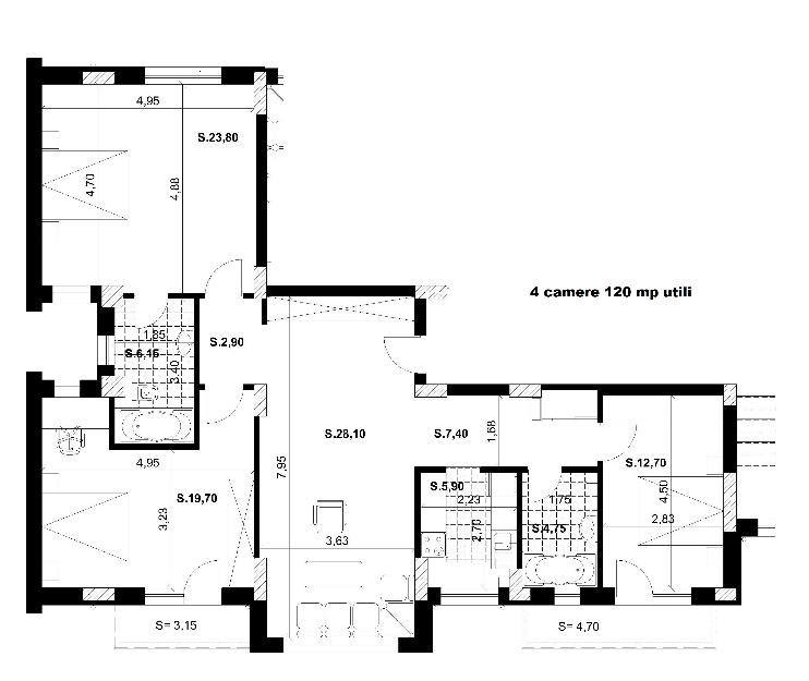 Basarabia, Arena Nationala, Parc Ior, bloc nou, 4 camere - Pret | Preturi Basarabia, Arena Nationala, Parc Ior, bloc nou, 4 camere