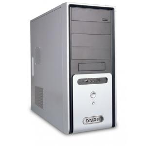 Carcasa Delux Middletower ATX 450W alimentare SATA, 4 bay, silver&amp;black, USB, CD cover, Intel TAC air, MF420 - Pret | Preturi Carcasa Delux Middletower ATX 450W alimentare SATA, 4 bay, silver&amp;black, USB, CD cover, Intel TAC air, MF420