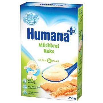 Humana Cereale cu Lapte si Biscuiti (de la 6 luni) 250gr - Pret | Preturi Humana Cereale cu Lapte si Biscuiti (de la 6 luni) 250gr