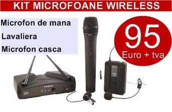 Proel WM202KIT set de microfoane profesionale fara fir - Pret | Preturi Proel WM202KIT set de microfoane profesionale fara fir