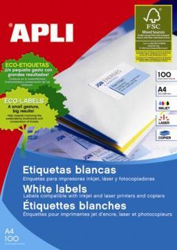 Etichete autoadezive Apli, cu colturi drepte, A4, 64.6 x 33.8 mm, 2400 bucati, 100 coli/top - Pret | Preturi Etichete autoadezive Apli, cu colturi drepte, A4, 64.6 x 33.8 mm, 2400 bucati, 100 coli/top