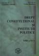 Drept constitutional si institutii politice ed. ed. a IV-a - Pret | Preturi Drept constitutional si institutii politice ed. ed. a IV-a