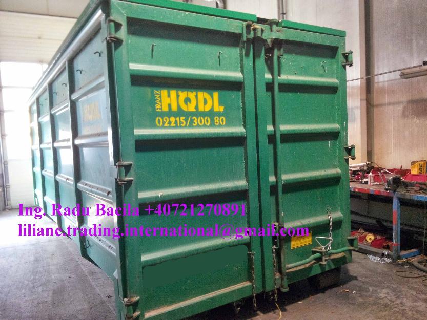 Fabricam Abroll container cu usa batanta, cu garniture - Pret | Preturi Fabricam Abroll container cu usa batanta, cu garniture