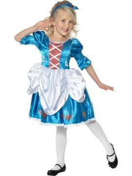 Costum carnaval fete Alice in tara minunilor - Pret | Preturi Costum carnaval fete Alice in tara minunilor